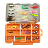 Maxbell Fishing Tackles Set Squid Hook Soft Lures Fishing Baits for Carp Perch Ocean