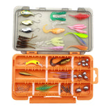 Maxbell Fishing Tackles Set Squid Hook Soft Lures Fishing Baits for Carp Perch Ocean