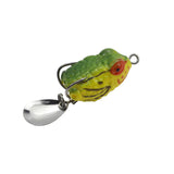 Maxbell 5Pcs Fishing Frog Lures Slow Sinking Soft Fishing Lure for Trout Bass Salmon