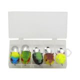 Maxbell 5Pcs Fishing Frog Lures Slow Sinking Soft Fishing Lure for Trout Bass Salmon
