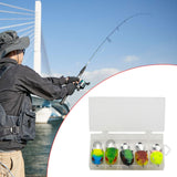 Maxbell 5Pcs Fishing Frog Lures Slow Sinking Soft Fishing Lure for Trout Bass Salmon