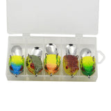 Maxbell 5x Frog Lure Realistic 1" Length Lightweight High Performance Soft Accessory