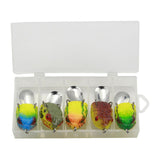 Maxbell 5x Frog Lure Realistic 1" Length Lightweight High Performance Soft Accessory