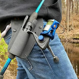 Maxbell Slide in Fishing Rod Hip Holder Equipment Adjustable Professional Rod Holder Black