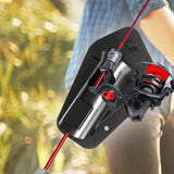 Maxbell Slide in Fishing Rod Hip Holder Equipment Adjustable Professional Rod Holder Black