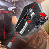 Maxbell Slide in Fishing Rod Hip Holder Equipment Adjustable Professional Rod Holder Black