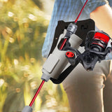 Maxbell Slide in Fishing Rod Hip Holder Equipment Adjustable Professional Rod Holder Gray