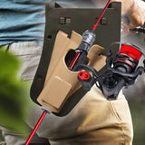 Maxbell Slide in Fishing Rod Hip Holder Equipment Adjustable Professional Rod Holder Brown