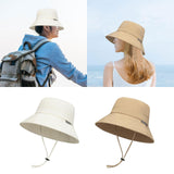 Maxbell Sun Hat Fishing Hat Sun Protection Adults Wide Brim for Sports Hiking Travel Light Beige