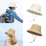 Maxbell Sun Hat Fishing Hat Sun Protection Adults Wide Brim for Sports Hiking Travel Light Beige