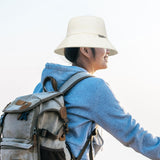 Maxbell Sun Hat Fishing Hat Sun Protection Adults Wide Brim for Sports Hiking Travel Light Beige