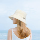 Maxbell Sun Hat Fishing Hat Sun Protection Adults Wide Brim for Sports Hiking Travel Light Beige