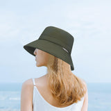 Maxbell Sun Hat Quick Drying Sun Protection Fishing Hat for Outdoor Gardening Summer Green