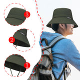 Maxbell Sun Hat Quick Drying Sun Protection Fishing Hat for Outdoor Gardening Summer Green