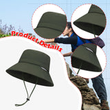 Maxbell Sun Hat Quick Drying Sun Protection Fishing Hat for Outdoor Gardening Summer Green