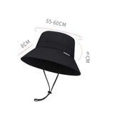 Maxbell Sun Hat Quick Drying Sun Protection Fishing Hat for Outdoor Gardening Summer Black