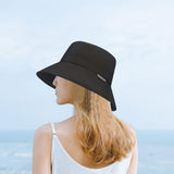 Maxbell Sun Hat Quick Drying Sun Protection Fishing Hat for Outdoor Gardening Summer Black