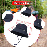 Maxbell Sun Hat Quick Drying Sun Protection Fishing Hat for Outdoor Gardening Summer Navy