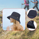 Maxbell Sun Hat Quick Drying Sun Protection Fishing Hat for Outdoor Gardening Summer Navy
