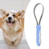 Maxbell Double Sided Shedding Blade Dogs Portable Stainless Steel Grooming Blade