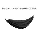 Maxbell Camping Hammock Adults Sleeping Bed Net Bed for Outside Backyard Backpacking Black