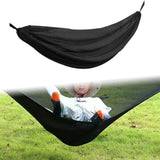 Maxbell Camping Hammock Adults Sleeping Bed Net Bed for Outside Backyard Backpacking Black