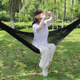 Maxbell Camping Hammock Adults Sleeping Bed Net Bed for Outside Backyard Backpacking Black