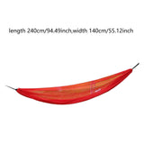 Maxbell Camping Hammock Adults Sleeping Bed Net Bed for Outside Backyard Backpacking Red