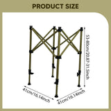 Maxbell Folding Table Leg Extender Metal Replacement for Home Outdoor