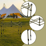 Maxbell Folding Table Leg Extender Metal Replacement for Home Outdoor