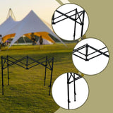 Maxbell Folding Table Leg Extender Metal Replacement for Home Outdoor