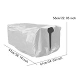 Maxbell Folding Wagon Cover Heavy Duty Bench Trolley Cover for Outdoor Backyard Yard 97cm