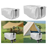 Maxbell Folding Wagon Cover Heavy Duty Bench Trolley Cover for Outdoor Backyard Yard 97cm