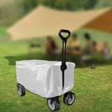 Maxbell Folding Wagon Cover Heavy Duty Bench Trolley Cover for Outdoor Backyard Yard 137cm