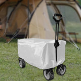 Maxbell Folding Wagon Cover Heavy Duty Bench Trolley Cover for Outdoor Backyard Yard 137cm