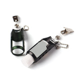 Maxbell Fly Fishing Floatant Bottle Holder Attach to Fly Fishing Vest Aluminum Alloy Dark Green