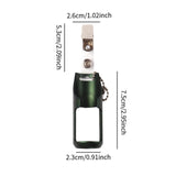Maxbell Fly Fishing Floatant Bottle Holder Attach to Fly Fishing Vest Aluminum Alloy Dark Green
