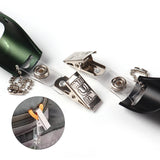 Maxbell Fly Fishing Floatant Bottle Holder Attach to Fly Fishing Vest Aluminum Alloy Black