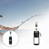 Maxbell Fly Fishing Floatant Bottle Holder Attach to Fly Fishing Vest Aluminum Alloy Black