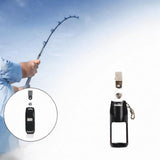 Maxbell Fly Fishing Floatant Bottle Holder Attach to Fly Fishing Vest Aluminum Alloy Black