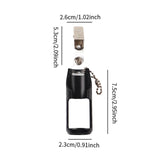 Maxbell Fly Fishing Floatant Bottle Holder Attach to Fly Fishing Vest Aluminum Alloy Black