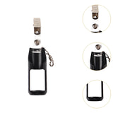Maxbell Fly Fishing Floatant Bottle Holder Attach to Fly Fishing Vest Aluminum Alloy Black
