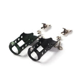 Maxbell Fly Fishing Floatant Bottle Holder Attach to Fly Fishing Vest Aluminum Alloy Black