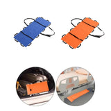 Maxbell Foldable Emergency Stretcher Reusable for Transfer Moving Patients Emergency Blue