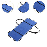 Maxbell Foldable Emergency Stretcher Reusable for Transfer Moving Patients Emergency Blue
