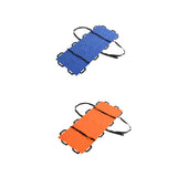 Maxbell Foldable Emergency Stretcher Reusable for Transfer Moving Patients Emergency Blue