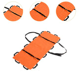 Maxbell Foldable Emergency Stretcher Reusable for Transfer Moving Patients Emergency Orange