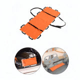 Maxbell Foldable Emergency Stretcher Reusable for Transfer Moving Patients Emergency Orange