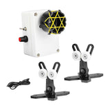 Maxbell Fishing Rod Building Winding Tool Modification Easy to Use Epoxy Drying Rack Black 2 Brackets