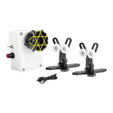 Maxbell Fishing Rod Building Winding Tool Modification Easy to Use Epoxy Drying Rack Black 2 Brackets